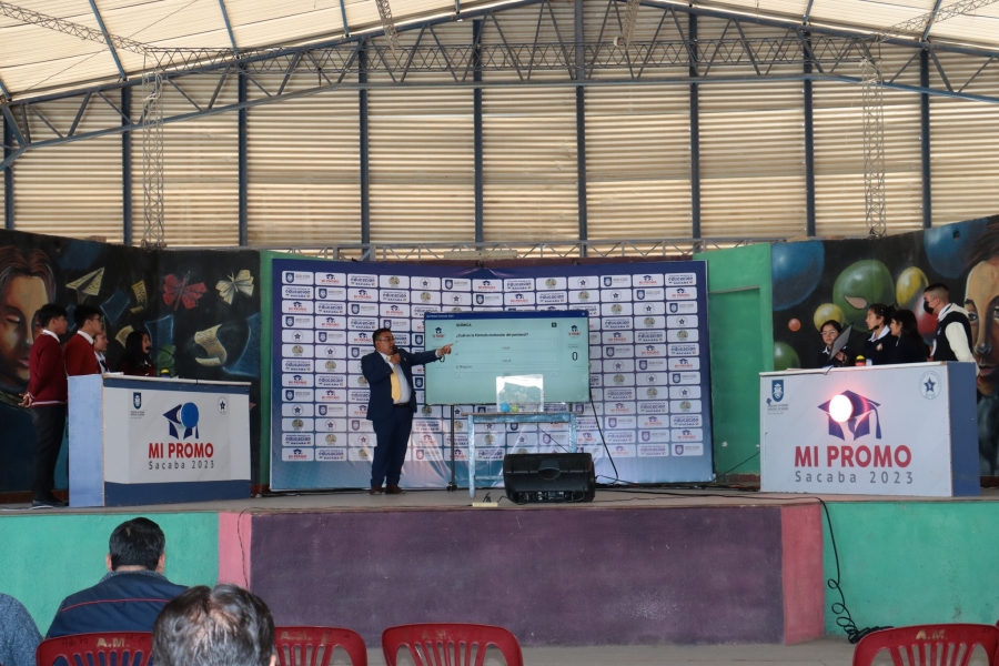 BACHILLERES DE 43 UNIDADES EDUCATIVAS PARTICIPAN DEL PRIMER CONCURSO INTERCOLEGIAL DE SABERES Y CONOCIMIENTOS &ldquo;MI PROMO SACABA 2023&rdquo;