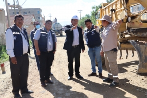 TRABAJOS DE ASFALTADO DE LA AVENIDA CHAPARE EN EL DISTRITO 4 DE SACABA EST&Aacute;N ENTRANDO EN LA FASE FINAL