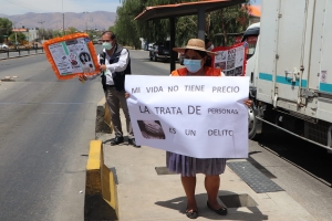 CAMPA&Ntilde;A DE SENSIBILIZACI&Oacute;N CONTRA LA TRATA Y TR&Aacute;FICO DE PERSONAS  LLEG&Oacute; A DISTRITOS DE SACABA