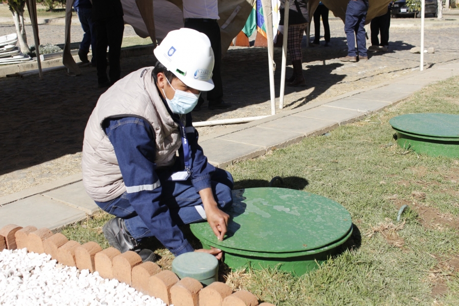 VECINOS DE LA URBANIZACI&Oacute;N MAGNOLIAS II DE SACABA TRATAR&Aacute;N SUS AGUAS SERIVDAS PARA EL RIEGO DE &Aacute;REAS VERDES GRACIAS A UN SISTEMA DE TRATAMIENTO DE AGUAS RESIDUALES DOM&Eacute;STICAS &Uacute;NICO EN COCHABAMBA