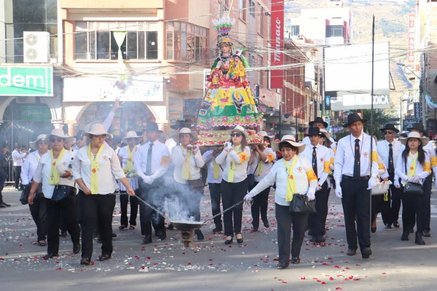 SACABA CELEBR&Oacute; LA ENTRADA AUT&Oacute;CTONA DE LA VIRGEN DEL AMPARO 2025 EN MEDIO DE FE, CULTURA Y TRADICI&Oacute;N