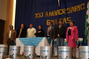 EMAPAS CELEBRA 21 ANIVERSARIO PRIORIZANDO AGUA PARA LOS SACABE&Ntilde;OS