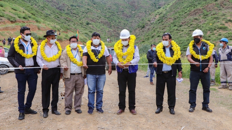 JUNTA VECINAL CAPILLA II DE EL ABRA RECIBE RED DE ALCANTARILLADO SANITARIO