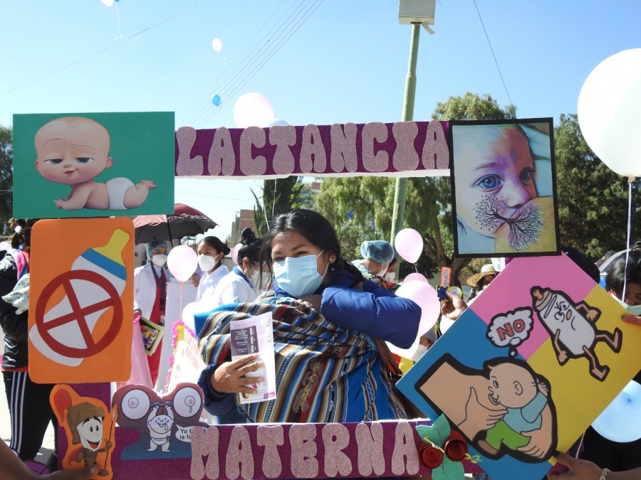 EN SACABA PROMUEVEN LA LACTANCIA MATERNA