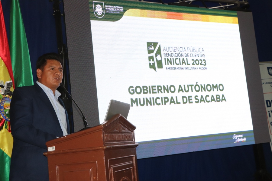 SACABA PROYECTA OBRAS PARA CONVERTIRSE EN UN MUNICIPIO PRODUCTIVO, CON AVANCES EN LA INDUSTRIALIZACI&Oacute;N Y REFERENTE EN DESARROLLO HUMANO ESTE 2023