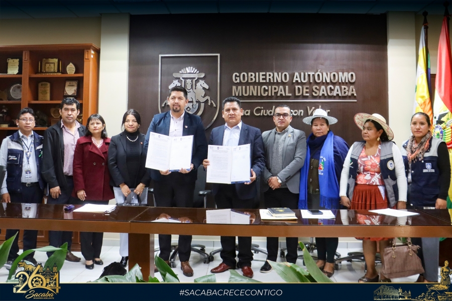 ALCALDE PEDRO GUTI&Eacute;RREZ Y EL CENTRO ALTIORA DE FE Y ALEGR&Iacute;A FIRMARON UN CONVENIO PARA LA DETECCI&Oacute;N TEMPRANA DE DEFICIENCIAS AUDITIVAS E INTELECTUALES EN BENEFICIO DE LA POBLACI&Oacute;N SACABE&Ntilde;A