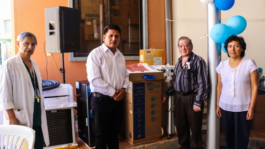 HOSPITAL M&Eacute;XICO DE SACABA CELEBRA SU 60 ANIVERSARIO CON LA ENTREGA DE MEDICAMENTOS, INSUMOS Y MEJORAS CON UNA INVERSI&Oacute;N DE M&Aacute;S DE 2.8 MILLONES DE BOLIVIANOS