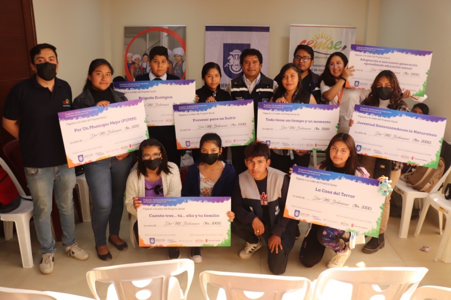 J&Oacute;VENES SACABE&Ntilde;OS RECIBEN FINANCIAMIENTO PARA EJECUTAR PROYECTOS SOCIALES