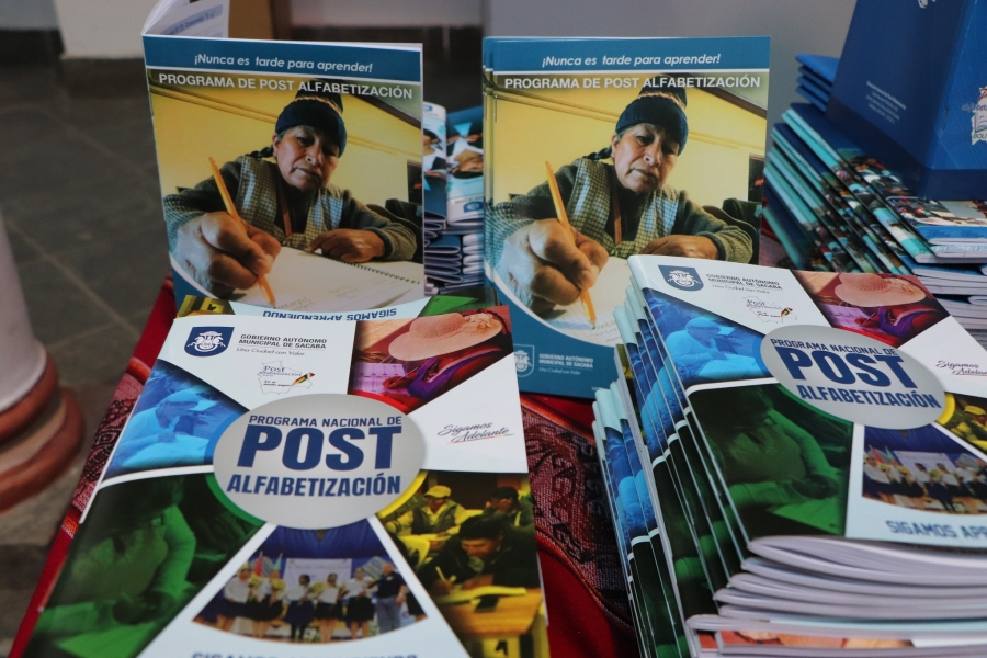 ALCALDE DE SACABA PEDRO GUTI&Eacute;RREZ INAUGURA LOS CURSOS DE POSTALFABETIZACI&Oacute;N BENEFICIANDO A 370 PARTICIPANTES