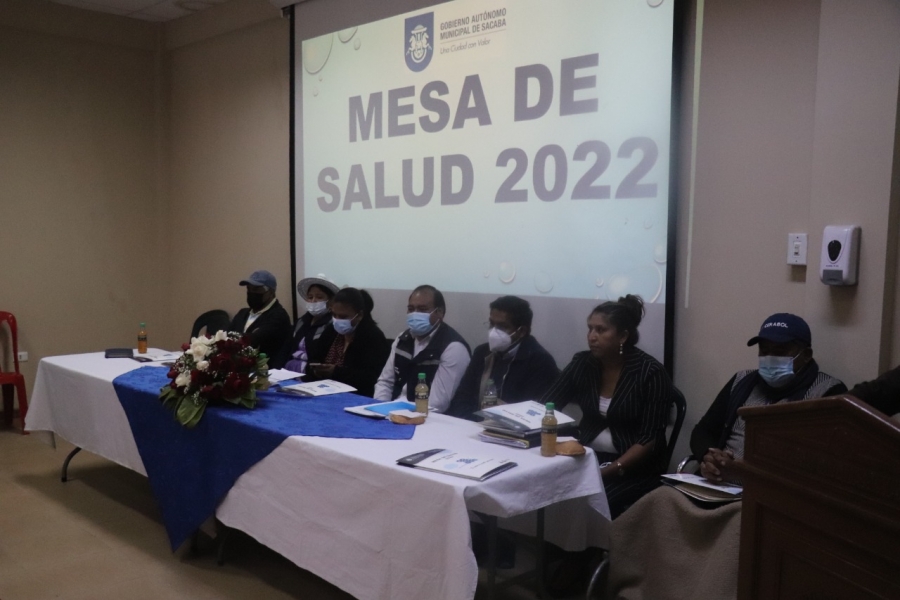 MESA DE SALUD 2022 BUSCA FORTALECER Y MEJORAR LA ATENCI&Oacute;N A LA POBLACI&Oacute;N DE SACABA