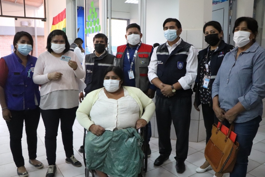 PERSONAS CON DISCAPACIDAD SE BENEFICIARON CON CARNETIZACI&Oacute;N Y ATENCIONES EN LA &ldquo;FERIA POR LA SALUD Y LA VIDA&rdquo; EN SACABA