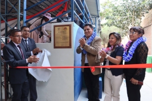 ALCALDE PEDRO GUTI&Eacute;RREZ ENTREG&Oacute; GRADERIAS EN BENEFICIO DE LOS ESTUDIANTES DE LAS UNIDADES EDUCATIVAS LEONCIO CAPRILES Y SACABA DIURNO