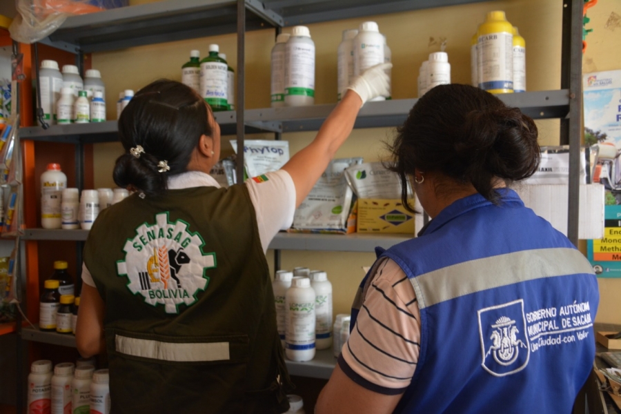 ALCALD&Iacute;A Y SENASAG REALIZAN CONTROLES A CENTROS AGROPECUARIOS