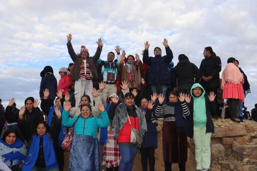 KORIHUMA Y TUTIMAYU RECIBIERON LOS PRIMEROS RAYOS DEL SOL CON RITUALES ANCESTRALES Y CARRERA DE CHASQUIS EN EL A&Ntilde;O NUEVO ANDINO AMAZ&Oacute;NICO Y DEL CHACO 5.532 EN SACABA