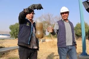PLANTA DE TRATAMIENTO DE AGUAS RESIDUALES PUCARA FUNCIONA CON NORMALIDAD, UNIVERSIDADES EVALUAR&Aacute;N CALIDAD DEL AGUA TRATADA Y SU EFICIENCIA