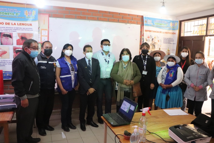 SACABA FUE SEDE DEL LANZAMIENTO DEL PLAN NACIONAL DE SALUD DENTAL EN UNIDADES EDUCATIVAS