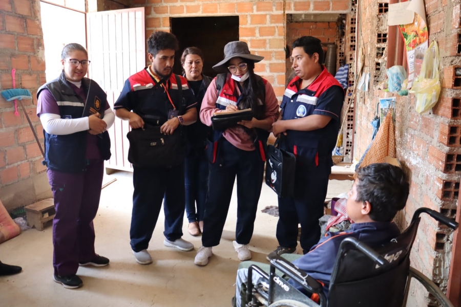 INICIAN LAS JORNADAS DE ATENCI&Oacute;N DOMICILIARIA A PERSONAS CON DISCAPACIDAD MUY GRAVE EN SACABA