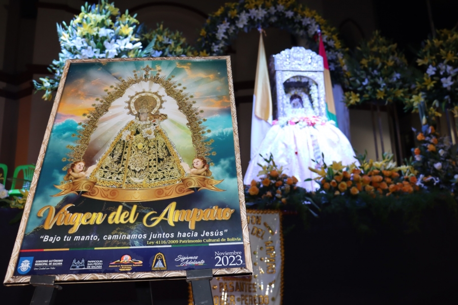 CON UNA MUESTRA DE FOLCLORE, FE Y DEVOCI&Oacute;N SE REALIZ&Oacute; EL LANZAMIENTO DE LA FESTIVIDAD DE LA VIRGEN DEL AMPARO 2023 EN SACABA